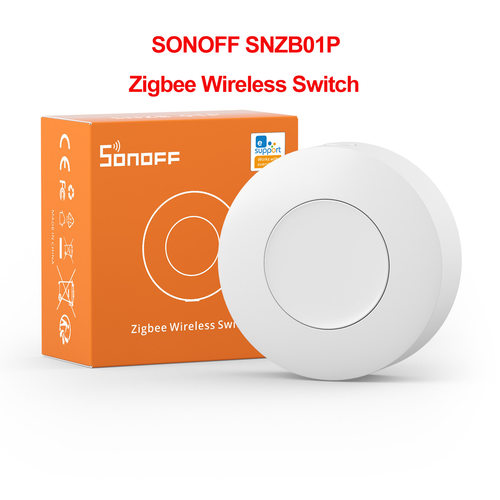 SONOFF SNZB-01P Zigbee无线智能开关免布线随意贴场景开关易微联