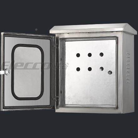 联谷不水锈钢外门箱300*400*25箱0mmIEU/双层门电控/IP5内5室外防