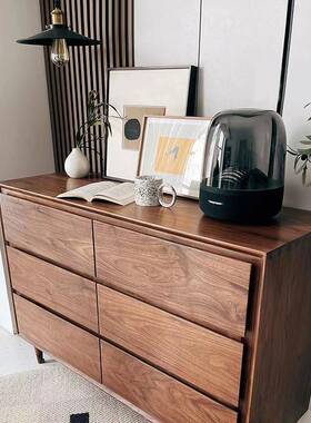 北美黑胡木大茶餐30687桌定制转角电脑板桌桌书桌台面桌板实木桌