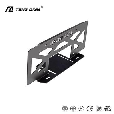 竞18款牧马人改装J备胎牌照架L技杠后架杠车牌8400子可调节预留灯