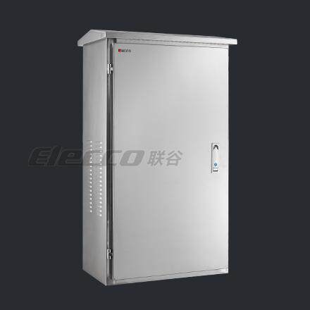 联谷不锈钢户外柜700*1500*370mm/落地配电柜/IP55室外防水柜 B级