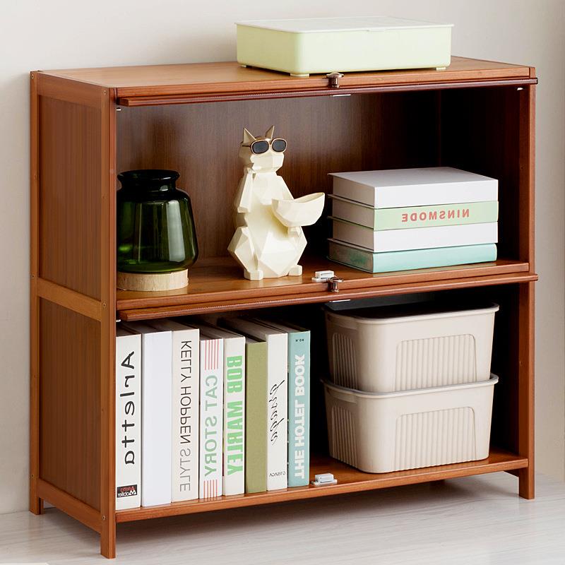 多9C架XQJ置物架层落地实木儿童简易书柜子省空间书学生桌上收纳