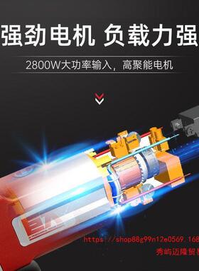 161250/0/2380重载工业级大功率切角磨机角向磨光机割机打磨1机