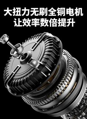 万牛刷电动手大扭无力扳汽修架子工套筒冲击扳手CEQ多功风炮电能