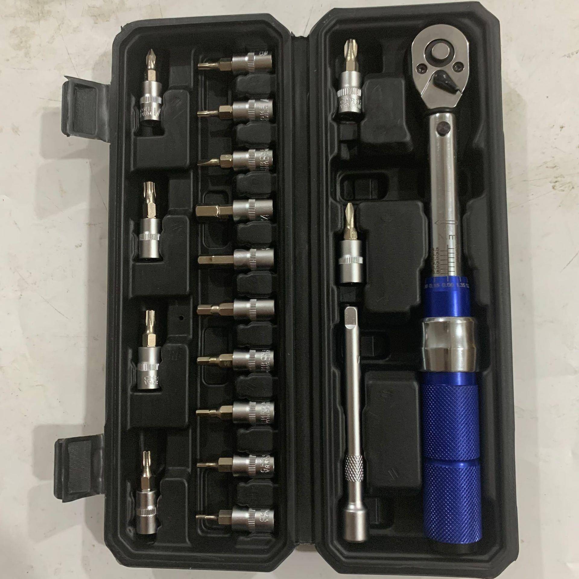 预置式扭力扳矩手自行车维修可1调式力扳手斤MWU扳手公8件套