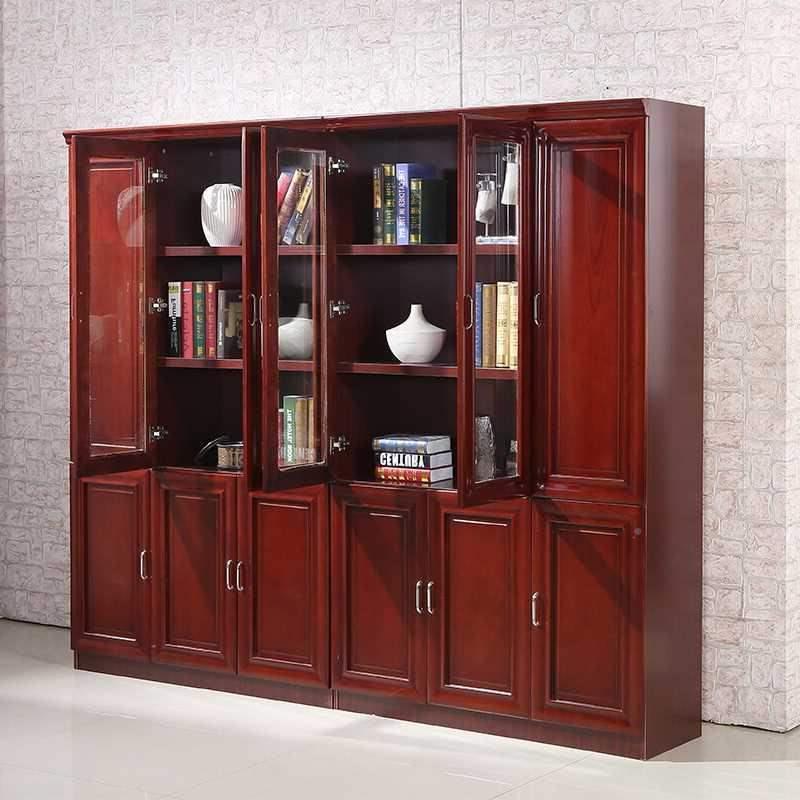 柜落地文档件AL627595柜木质办室书柜中式储物柜公油漆资料案班台