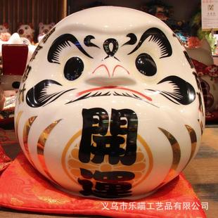 乐QVS喵厂家直销福缘猫陶瓷存罐工艺件品摆公饰司店钱铺装达摩摆