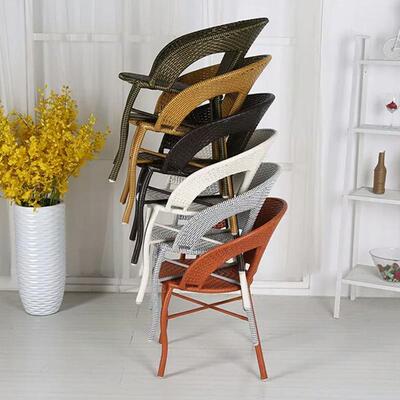 休闲藤椅子茶几三件套户外院桌椅组庭合阳台75160藤单椅腾椅人滕