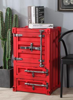 复古抽屉柜多功柜收纳柜工柜业风集JAG装箱柜能子边家具斗储物柜