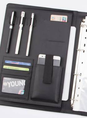 工F9M6TS78A单4多功能销讲经顾理夹谈销售问作谈判夹置业文件夹可