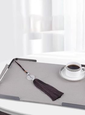 现代简约置物盘居玄关轻GMO家奢托盘摆件样板房售楼处间家居软饰