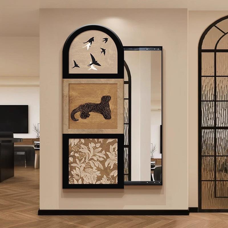 AW画中古风入门玄隐关YNT装饰可推拉全身镜卧室藏式镜子过走廊道