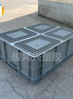 800*600*280塑料箱料厂家生转产物箱周箱大号流EU8628胶框加厚箱