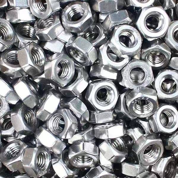 50斤镀锌螺母国标48级镀锌M螺254母六1角螺母螺帽M6M8M10.M126M18