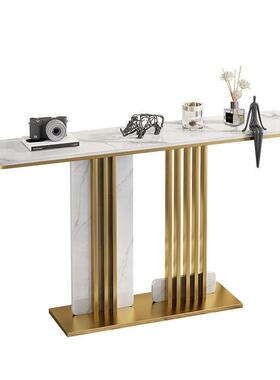 岩BMC板玄关桌客厅家用中入简式轻奢现代约玄关桌玄关置物户架窄