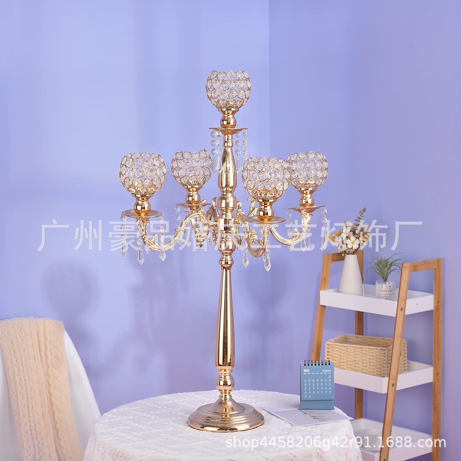新款婚庆路引花架餐桌中心装饰