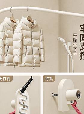 浴弧形帘伸F99HJ5HT缩杆子免打折叠卫生间孔洗澡防淋浴浴室水隔断