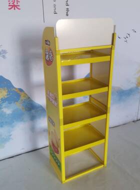 落地展架VWH零售产品AS纸板展示柜示B纸货货架纸陈列架商超促销纸