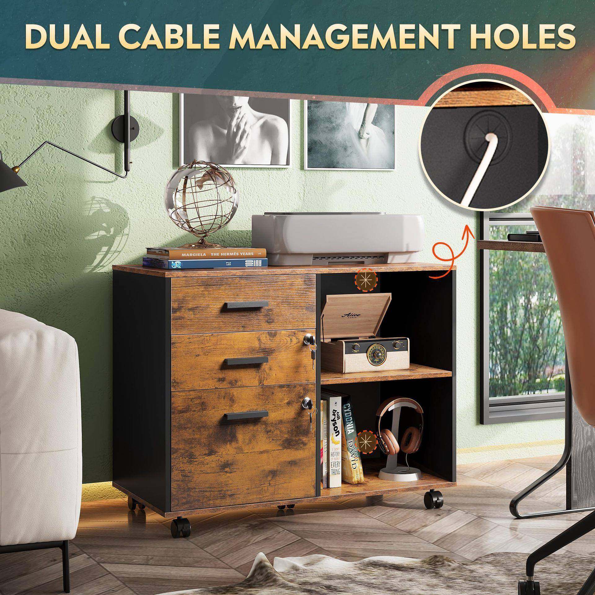 物木制可移动办公室文柜DM--026带柜抽屉家用大件容量置落地式多,商业/办公家具,办公储物柜,淘宝优惠券,粉丝福利购,淘宝优惠卷