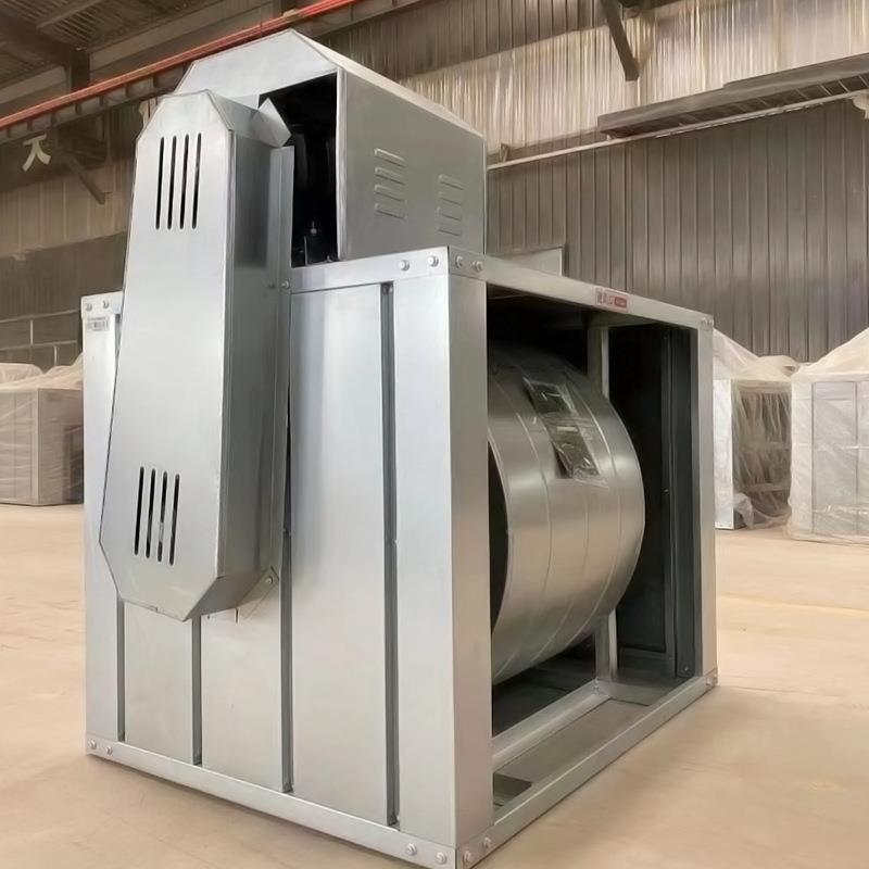 商大风量低噪音风机双层静音用风柜厨房排烟QHT优风柜厂家生质产