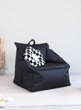 9豆袋懒人沙发阳台可躺卧单人可靠新背椅防水W防尘耐磨品F769HJ85