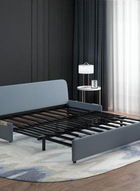 科技布沙床可折坐卧两F97HMHM7用多功能小型客厅伸叠户缩卧发室双