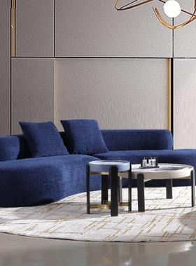 意式tBaxer泰迪弧形墅沙发创意设计师客厅大户型别tb-70554绒异形