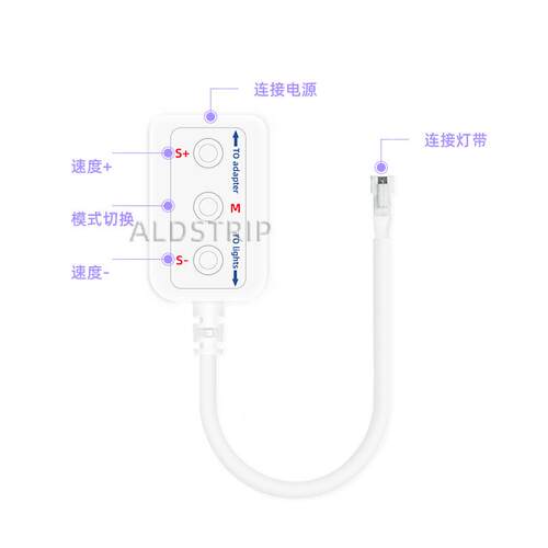 卖le幻dRDE505围0烟花灯带氛装饰灯低压5V流热水灯跑马灯彩烟花灯
