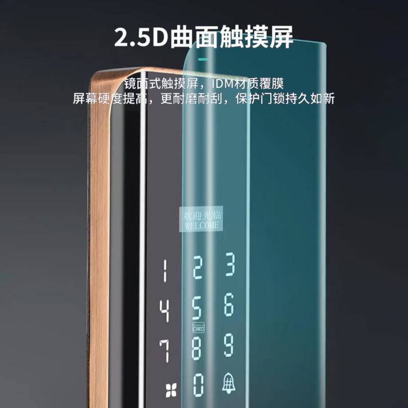 防盗门指纹锁家用安全门刷卡电子密码锁智能锁免换锁体