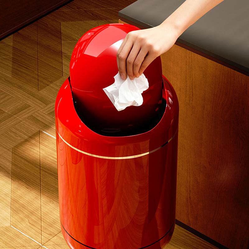 复厨YDM高脚垃圾桶不弯腰家用高值大容量客厅古带轮子大号颜收房