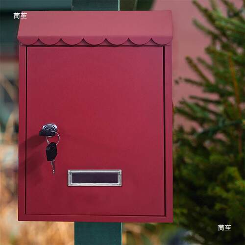 里别墅式复用见挂卡墙信箱室欧外意箱带锁校园UNT邮箱信报箱门