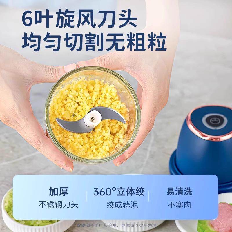 蒜蓉蒜德无品牌/打国蒜泥器蒜器绞肉大电动搅碎拉蒜绞蒜机压蒜器