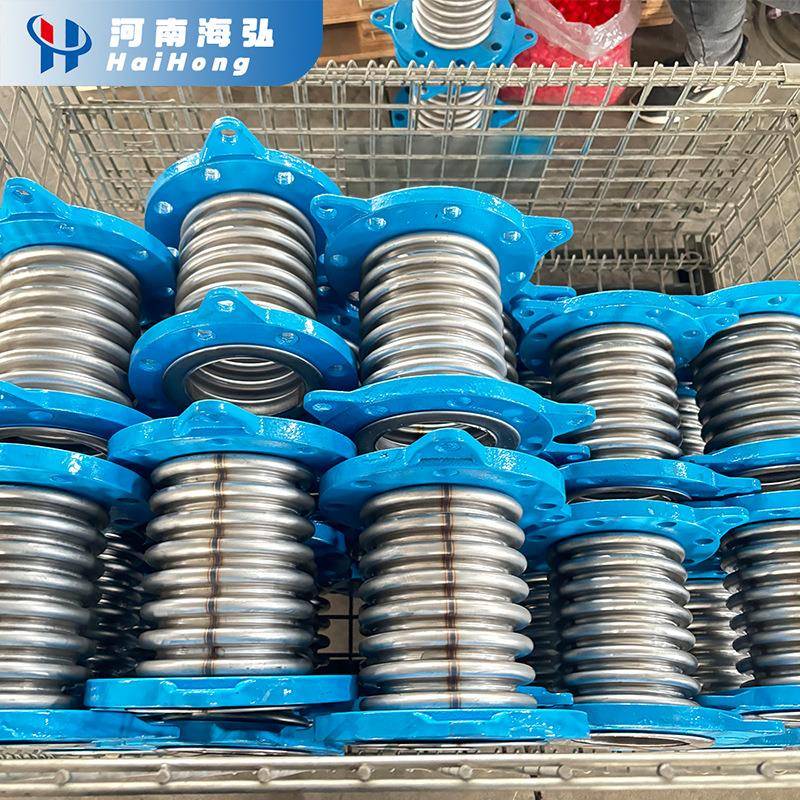 N65-D3000706免焊N接接波D纹管球墨铸铁法兰向内轴压式波纹补偿器