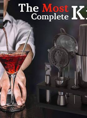 无品牌/厂家直供o酒具波士顿黑色酒套装1l4件套专业酒吧调酒工调