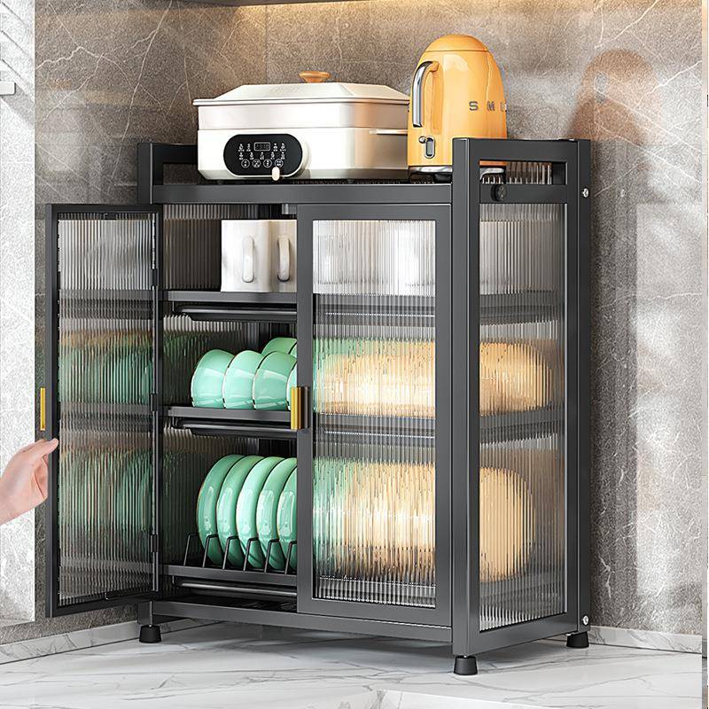 房柜门碗碟沥水架面多置PYX物架台碗盘碟防尘磁吸带层门收纳整理