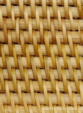 日式手工织编藤编盘桌面收纳篮田园藤纳盘托盘茶几QLO果收盘