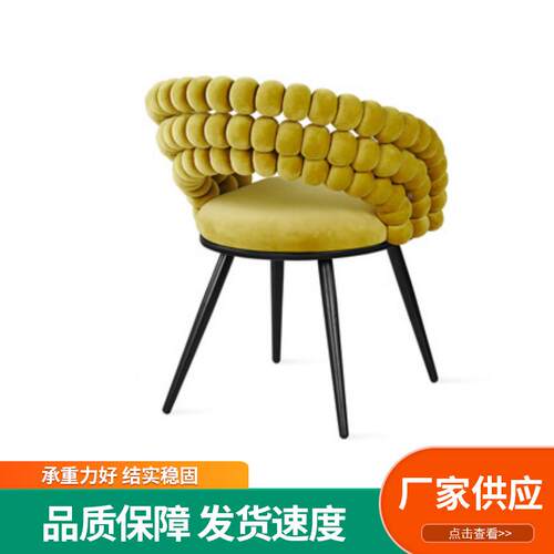 轻Q004奢化妆椅网美甲椅家子凳梳妆椅酒店店餐厅用四季柔软靠红背