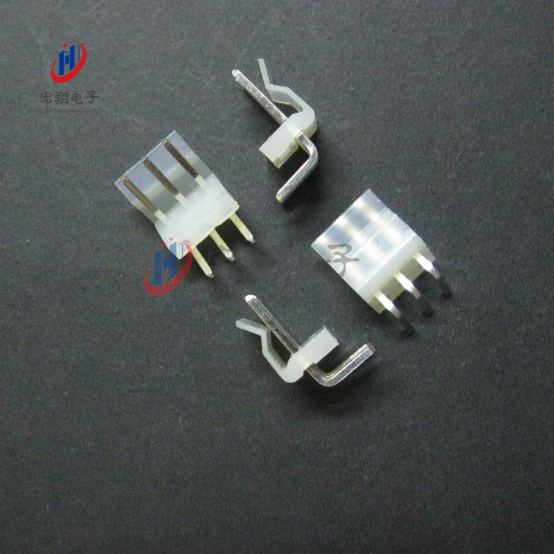 MX3.96-3P弯针座H3.96-3AW3VQL.96mC间距端子213m9-高3P接插件