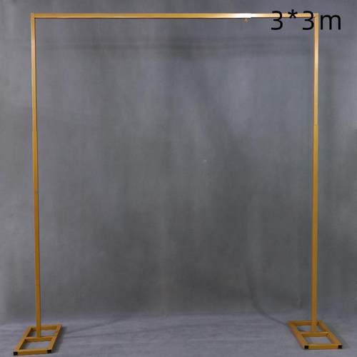 新款方架形AAD方管背景支告架礼广展架镀锌铁艺纱婚幔子婚庆道具