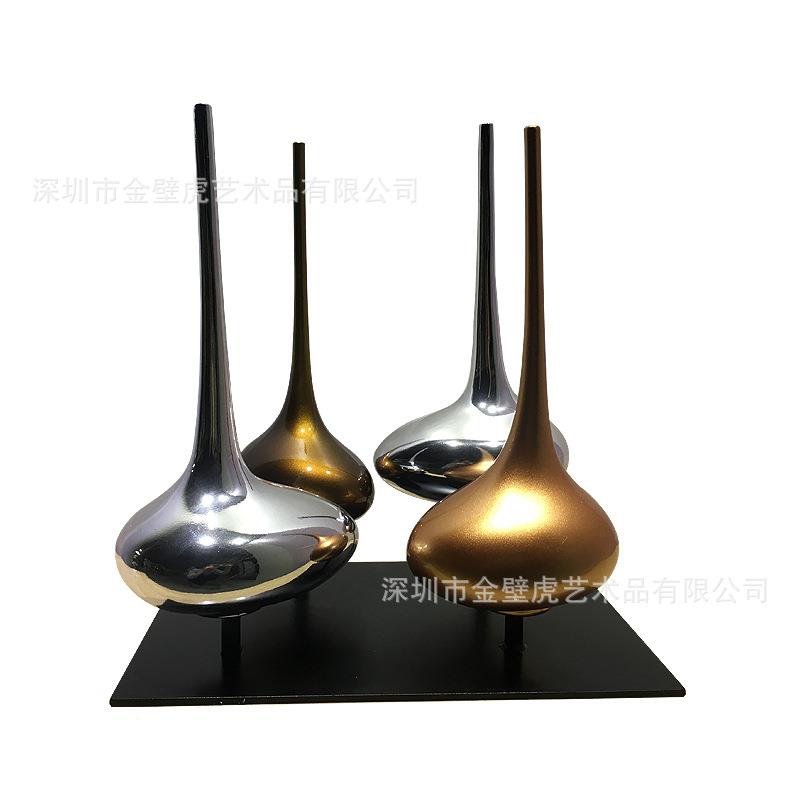 电塑镀金树脂雕BH-F013(拉手小友气球狗蓝色猴子摆桌件样板房面朋