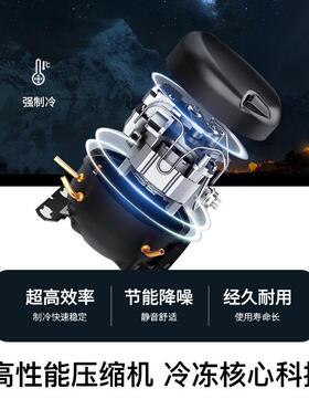 0珠峰40L-230L大容量商用冷柜节能双UBV压1缩机智能温控卧0式冷柜