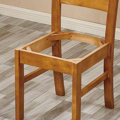 整全实木装餐餐桌椅子家用凳子原书房饭店餐厅现78153木代简椅约