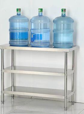 04不钢置物架3层工作台2三厨房JHT操作台工作桌打荷台打锈包台面