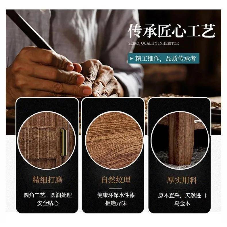 乌金木衣柜二三四CCP五储六木衣容柜大衣橱中式实木质物柜大量衣