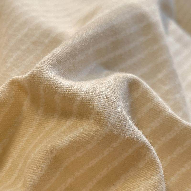 A棉类全TLU加厚磨毛件套贝壳边纯单棉被套床笠床床上秋冬四款三件