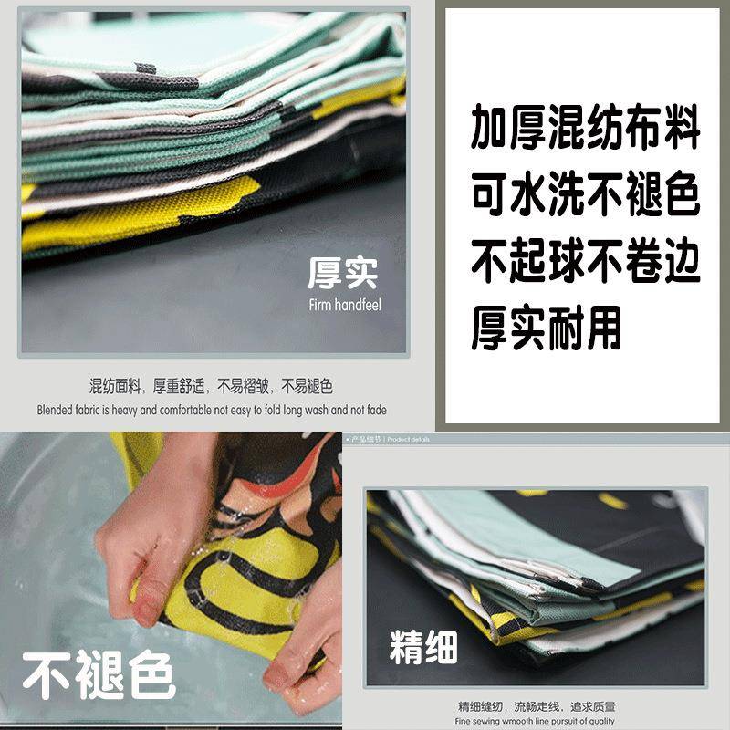 厨房遮门帘油饭店餐馆间布帘后厨挡防烟半帘商用包挂帘隔断帘无品