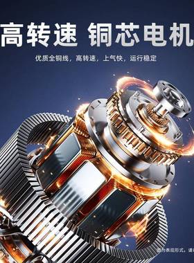 箭豹无油静UAW音空压汽机0.705KW小型2208V/3V四极铜线修工业打气