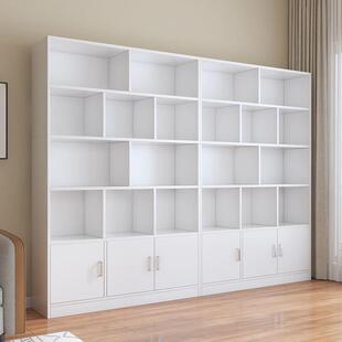 书柜JJH落地置架简易示家用展柜书架客靠墙收纳柜厅学生卧室物储