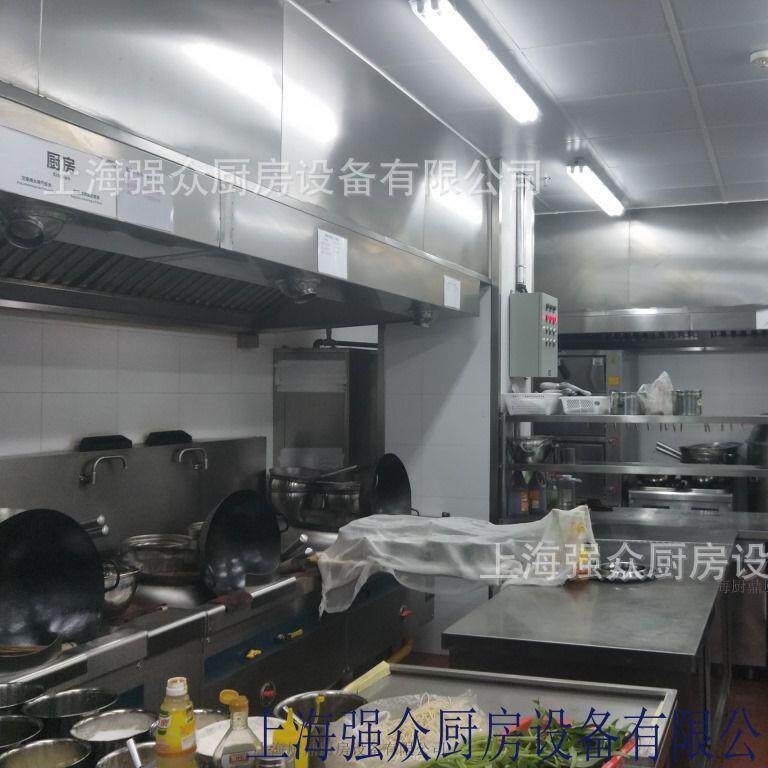 上海面馆厨房设备店程厨房排烟设备厨房设备工全WIN套不饭锈厨钢