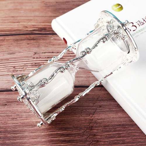 复古沙钟沙漏计厅时器办公室简约装饰钟摆件分客酒柜WDN装/饰品